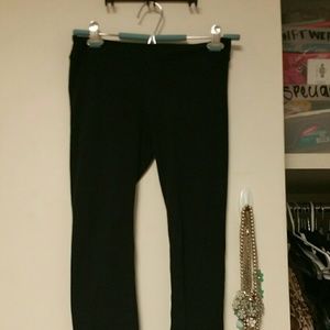 COTTON BLACK LEGGINGS