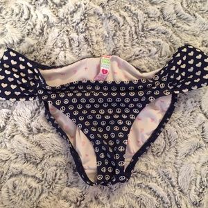 Navy PINK Bikini Bottoms