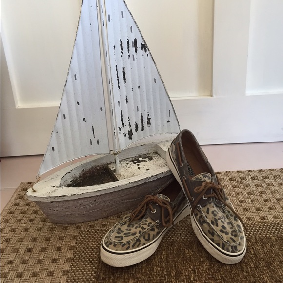 Leopard Print Sperry Top-Siders