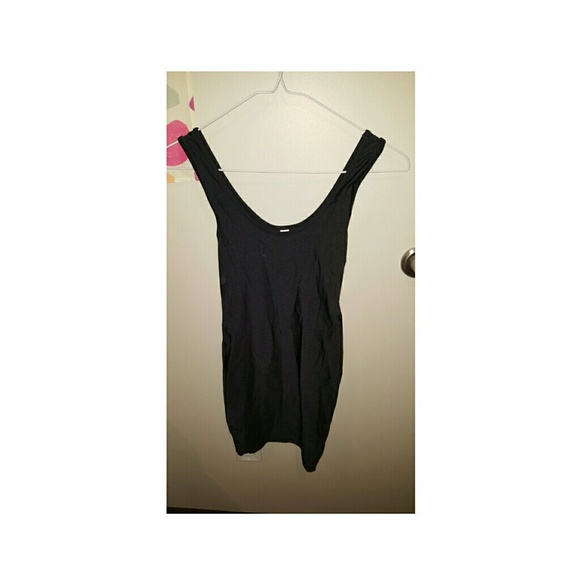 Black spandex bodycon dress