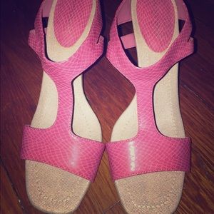 Nine West Pink Strap heel