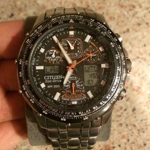 Men's Citizen Eco-Drive Sky Hawk watch
