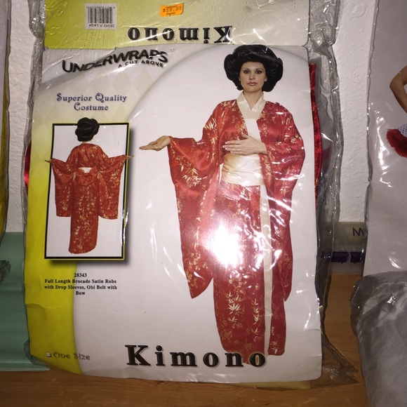 Halloween Costume - Kimono Satin Robe