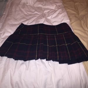 Abercrombie and Fitch plaid skirt