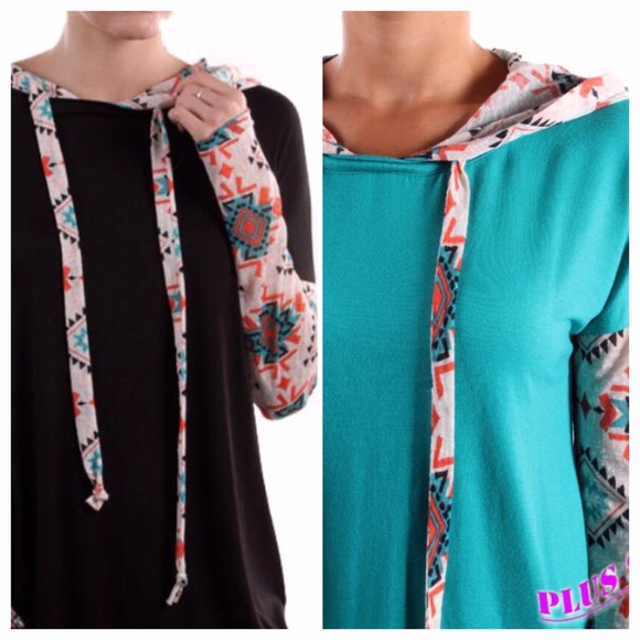 🌺HOST PICK 12/7🌺TRIBAL PRINT HOODIE - Picture 3 of 3