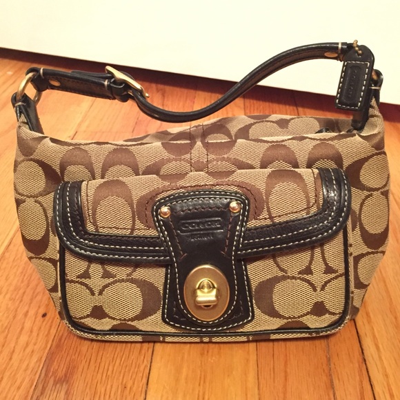 Coach bag. Brown and tan