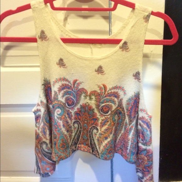 Knit crop top