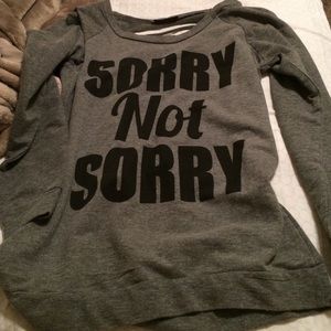 sorry not sorry sweater