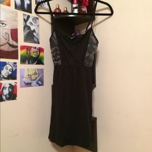 Hurley Tribal Print Styled Top Black Dress