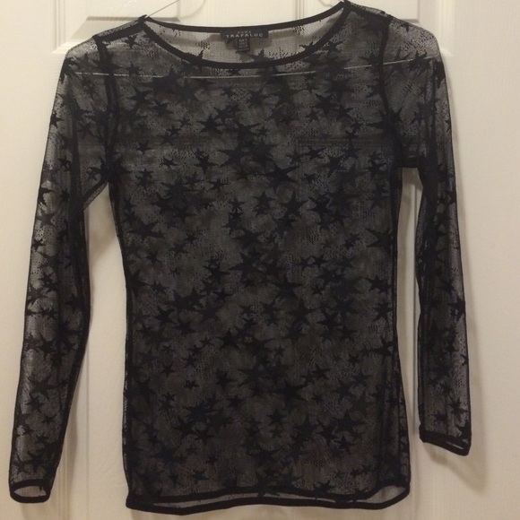 Zara black mesh skirt Size XS
