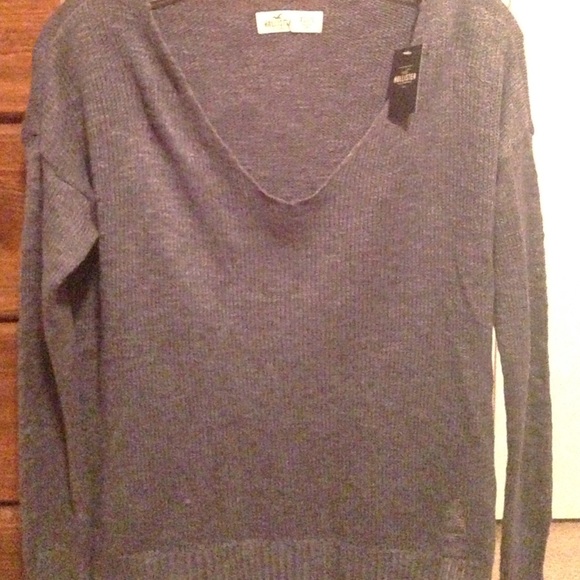 Blue Hollister sweater