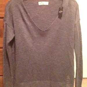 Blue Hollister sweater