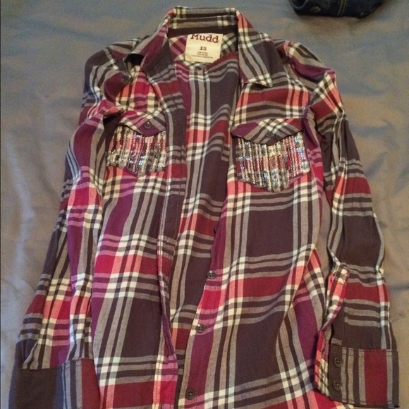 Fall plaid flannel shirt