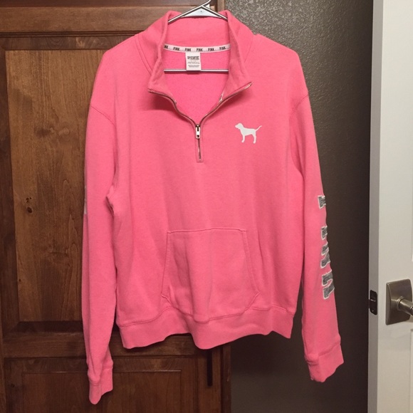 PINK Victoria's Secret Tops - PINK Victoria's Secret boyfriend zipup