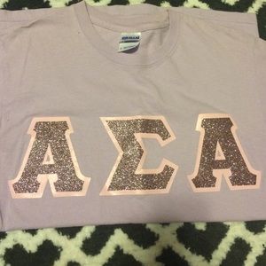 Sorority t shirt blocks for Alpha Sigma Alpha