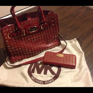 Michael Kors Hamilton handbag & wallet