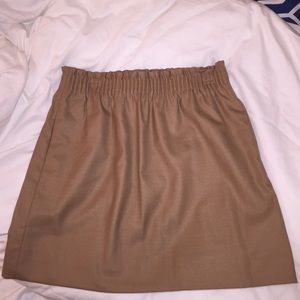 JCREW pleated khaki skirt size 10 new w/tags!