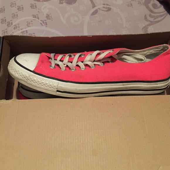 Neon Pink Converse
