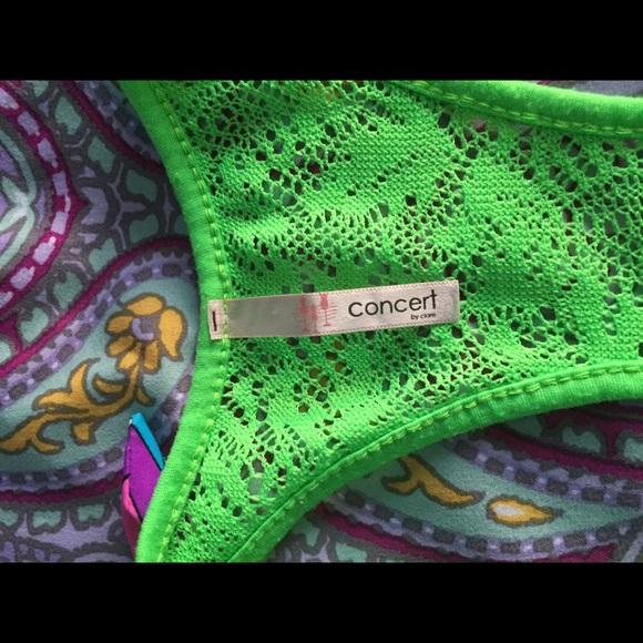 Lime Green Crochet Tank - Picture 3 of 3