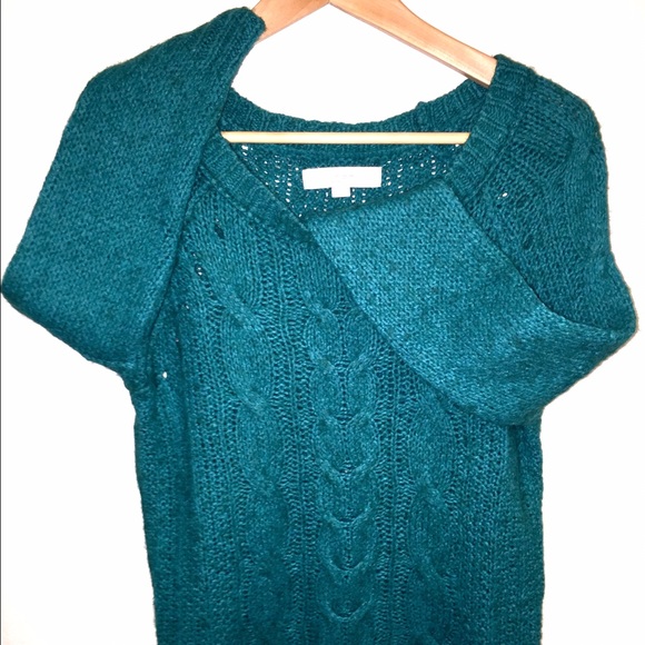 Ann Taylor Loft Teal Sweater
