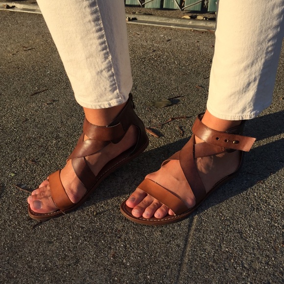 Tan & brown sandals Sam Edelman American Eagle