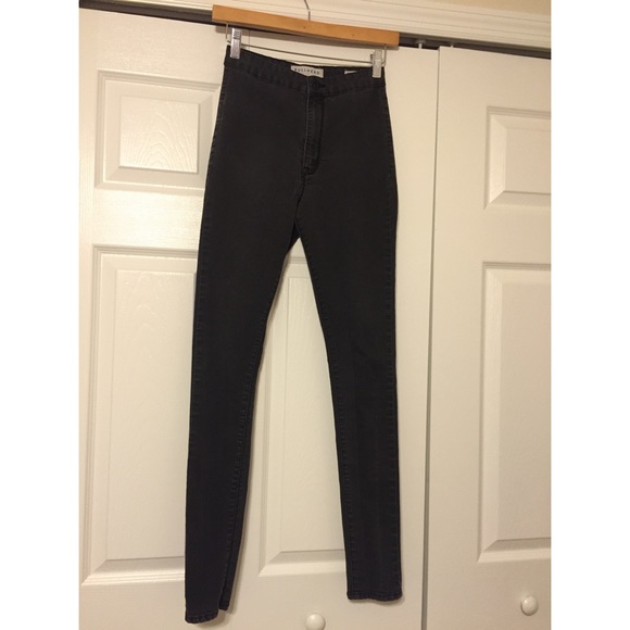 Uber high rise bullhead jeans