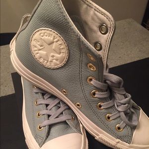 NIB Converse CT HI - Grey Leather