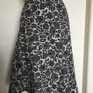 Floral A Line Skirt