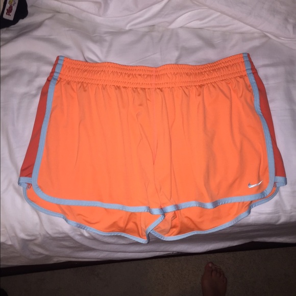 Orange Nike shorts
