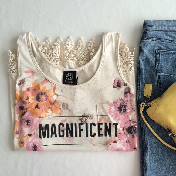 bobeau Tops - 🎉HP🎉 Bobeau MAGNIFICENT boho tank top