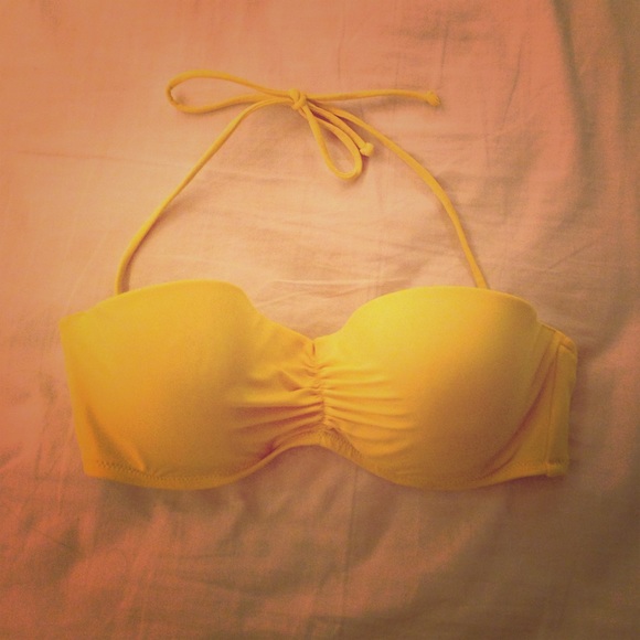 Victoria's Secret Bandeau Top - Yellow