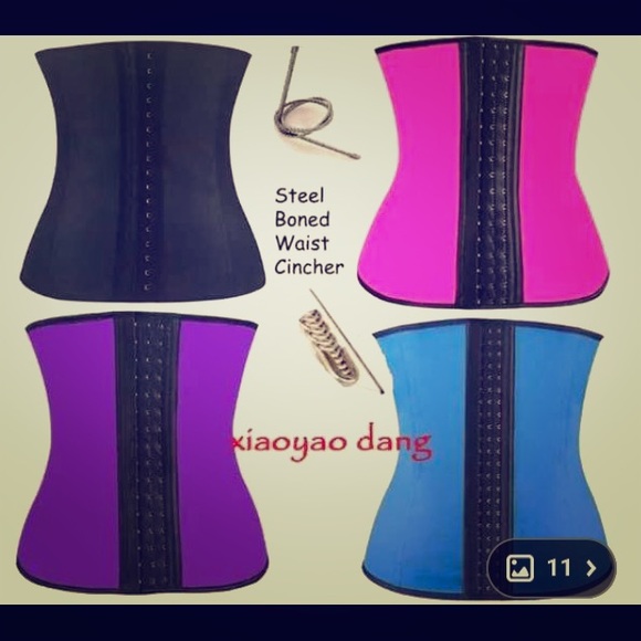 Hot selling latex waist training corsets :)