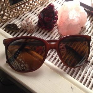 Brown Vuarnet polarized sunglasses