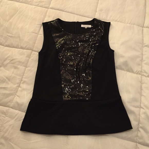 Calvin Klein Tops - Calvin Klein Sequin Top