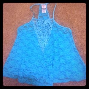 Lace razor back top or lingerie