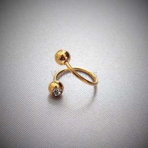 16g Cartilage Earring Twist Piercing Barbell