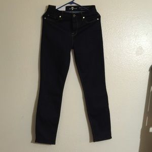 Aunthebtic BNWT 7 for all mankind Skinny jeans