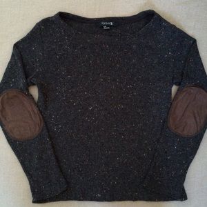 Brown Elbow Patch Sweater