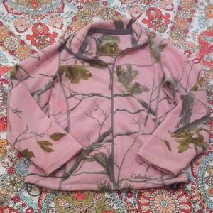 Cabela's Pink Camo Women's Zip Up Jacket