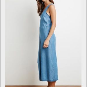 Forever 21 Jeans - Denim Culottes Jumpsuit Forever 21 Jeans - Denim Culottes Jumpsuit