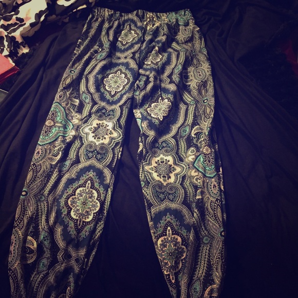 Blue gypsy pants