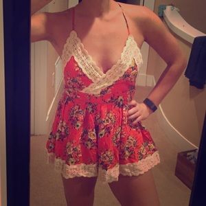 Laced with love romper