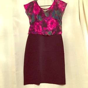 LN Studio floral top/pencil skirt dress