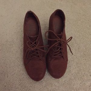 PACSUN BROWN BOOTIES