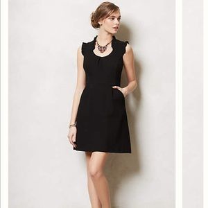 Anthropologie black dress