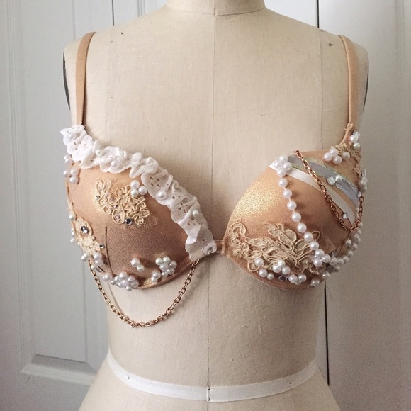 Handmade costume EDM Rave Bra