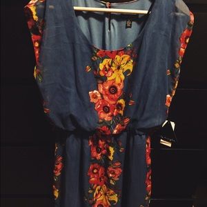 Floral Navy dress
