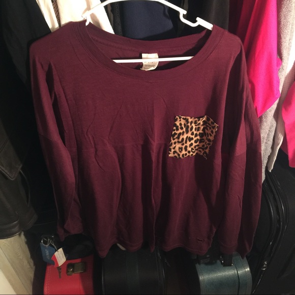 Vs pink long sleeve shirt