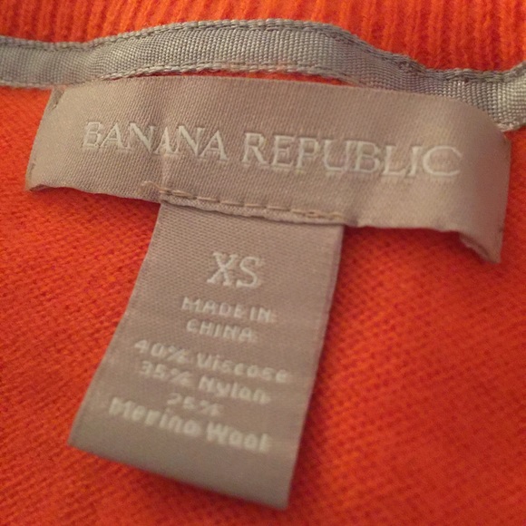 Bright orange nautical sweater-Banana Republic - Picture 3 of 3