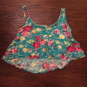 Floral crop top